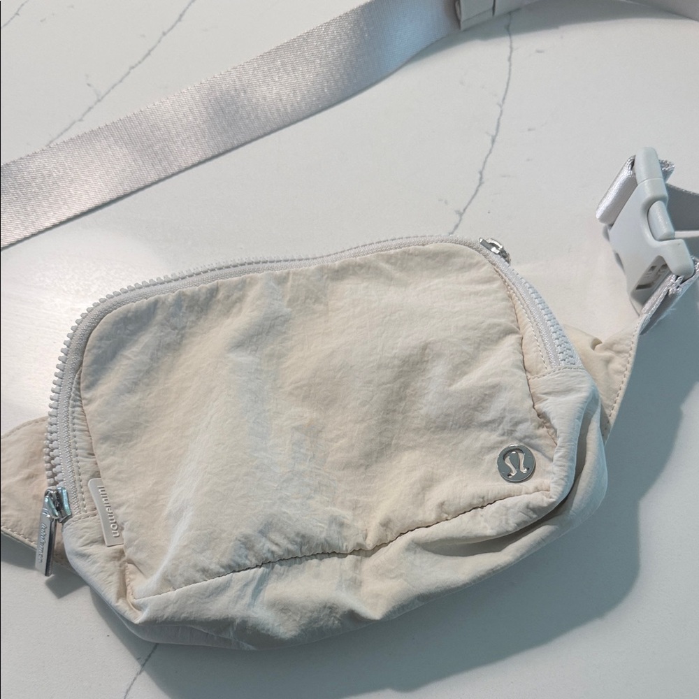 lululemon athletica Cream Crossbody Belt Bag